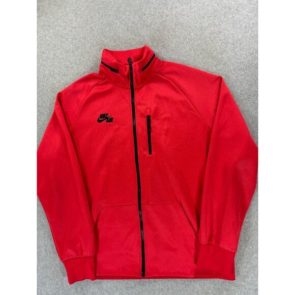 Nike Air Stitched Logo Full Zip Athletic Fit Jacket (Men's XL) Candy Red‎ - Picture 1 of 13